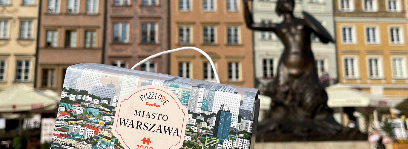 Puzzlove Miasto Warszawa puzzle 1000 elementow w Warszawie